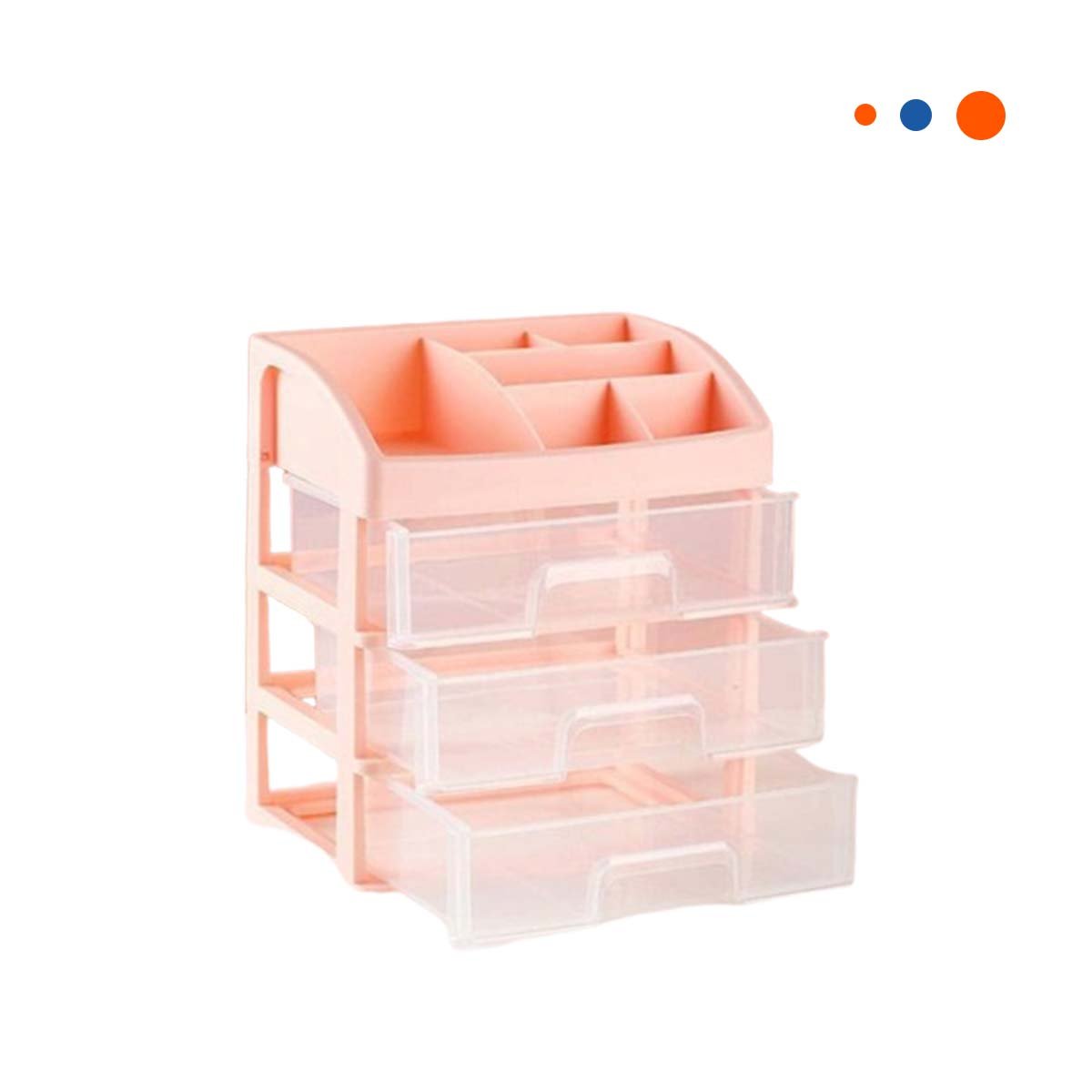 PACK4 ORGANIZADOR BLANCO CON DISTRIBUCION MIXTA DE CAJONES Y DIVISIONES Y+PAPEL REGALO - 3