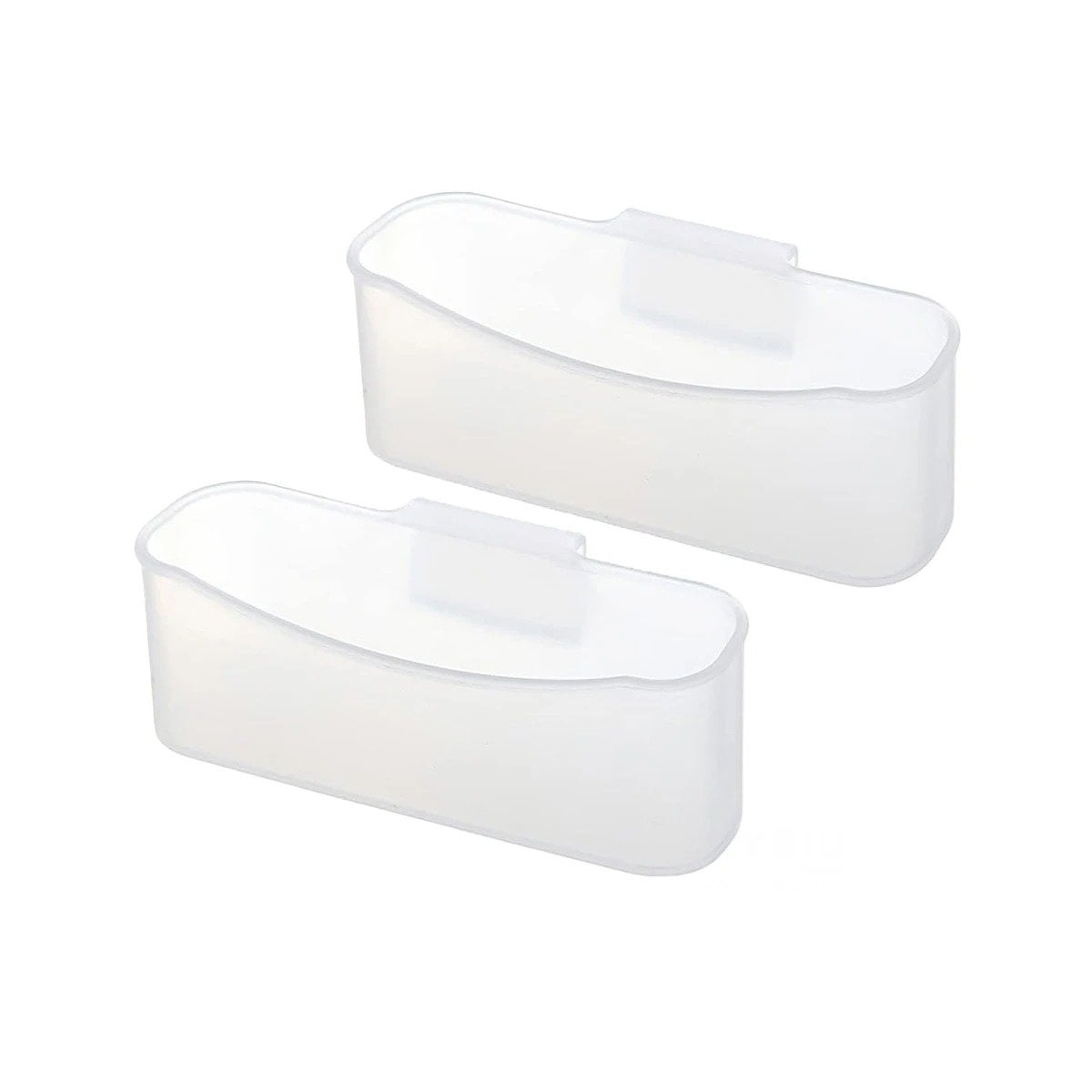 PACK4 CAJA ORGANIZADORA MULTIUSO EN TRANSPARENTE PARA ESCRITORIO SET DE 4 Y+PAPEL REGALO - 3