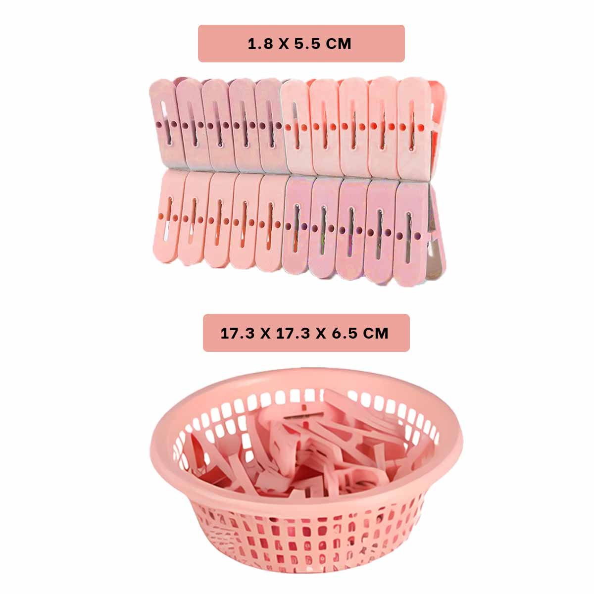 PACK2 SOPORTE ORGANIZADOR ROSADO CLARO CIRCULAR PARA GANCHOS DE ROPA PRACTICO Y+REGALO STICKER - 4