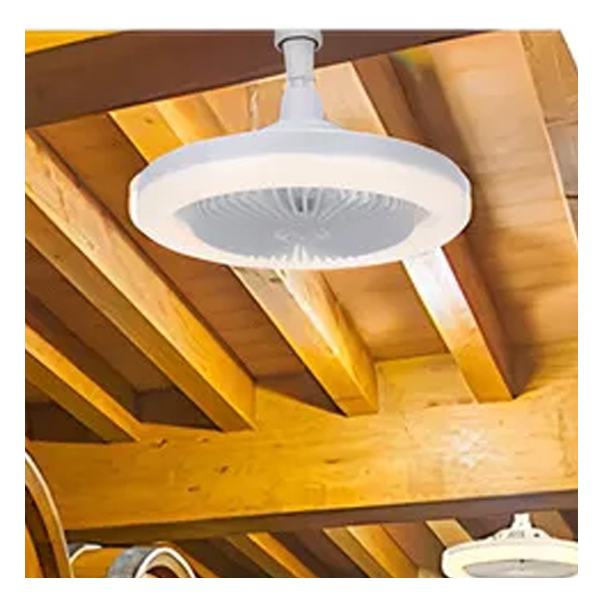 PACK4 FOCO MODERNO LED 30 W E27 E26 CON CONTROL REMOTO BLANCO PARA SALA - 3