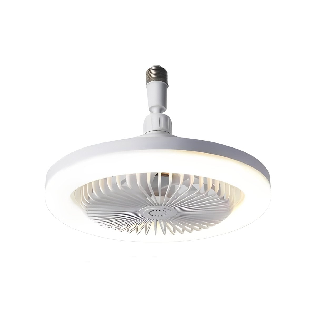 BOMBILLA VENTILADOR TECHO LED 30 W E27 E26 CON CONTROL REMOTO BLANCO DORMITORIO Y+PAPEL REGALO - 1