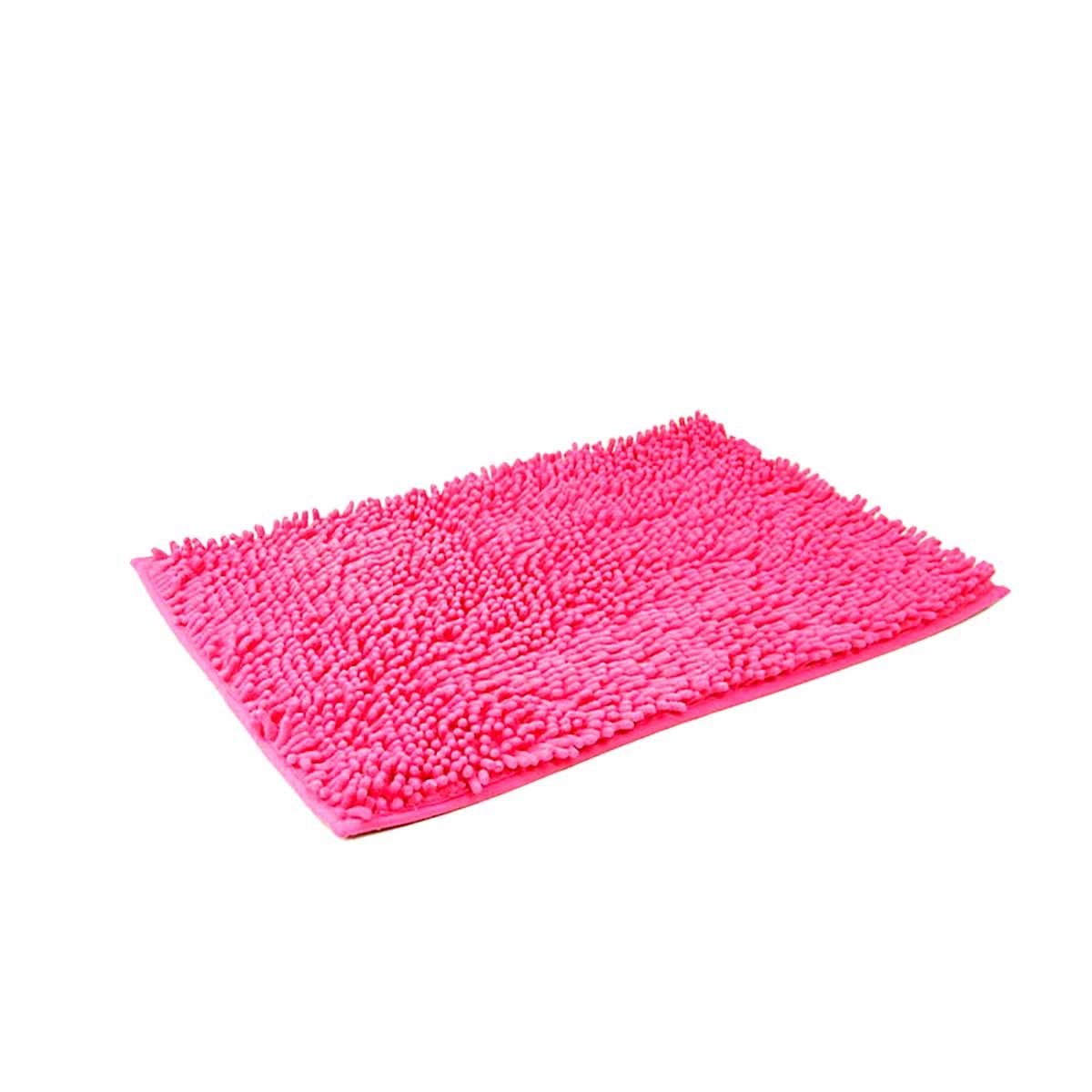 COBERTOR RECTANGULAR DE MICROFIBRA 40X60CM FUCSIA PARA ZONA DE BANO Y+PAPEL REGALO - 1