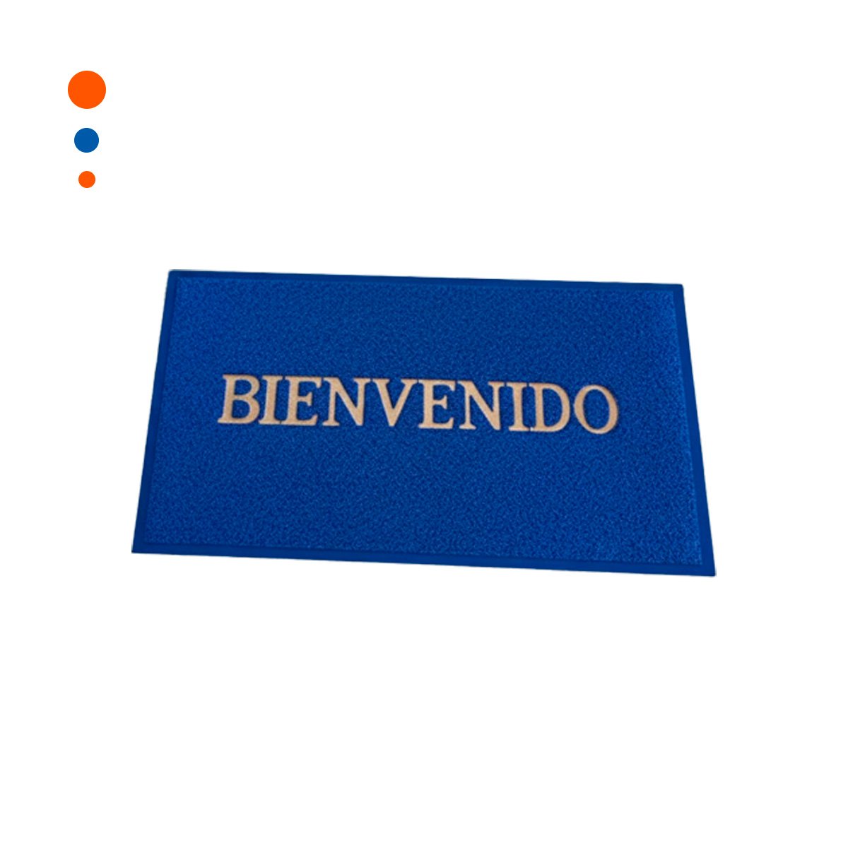 PACK2 ESTERA RECTANGULAR BIENVENIDO NEGRO FUNCIONAL Y ATRACTIVA PARA ENTRADAS Y+REGALO STICKER - 2