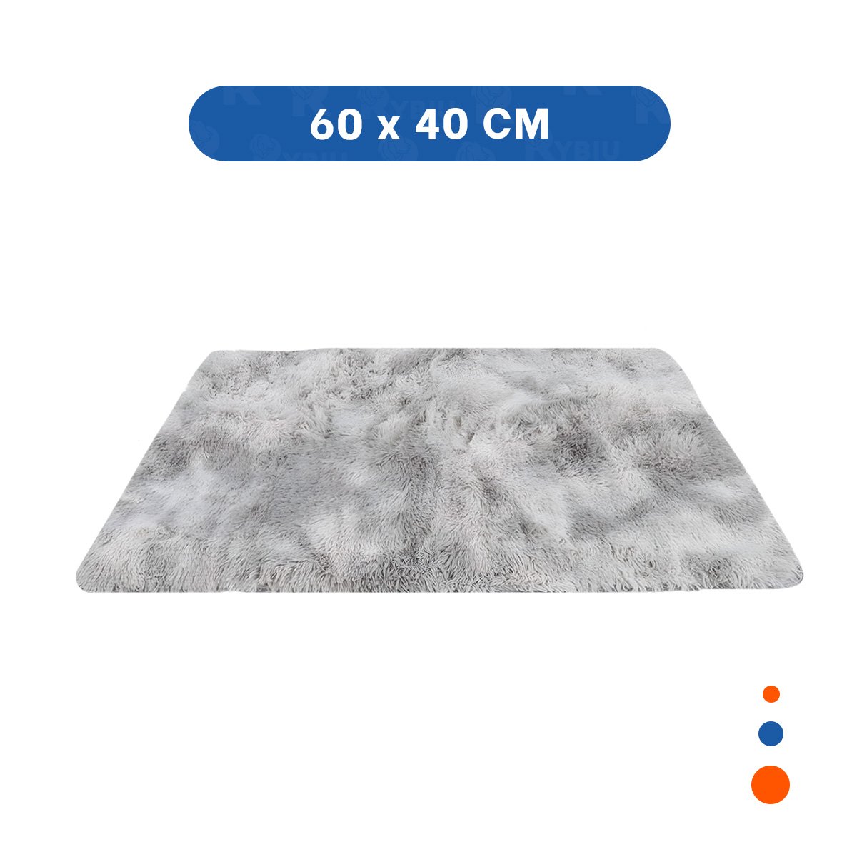 PACK12 BASE DE PELUCHE RECTANGULAR DIMENSIONES 40X60CM PLOMO YPAPEL REGALO - 4