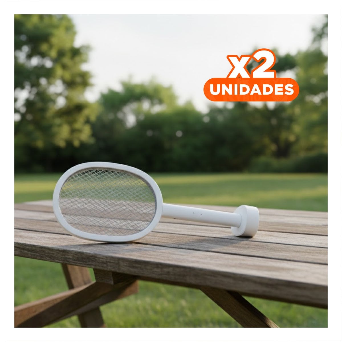 PACK2 UTILIDAD ELECTRICA MOSQUITERA CON BASE PARA AMBIENTES DOMESTICOS YREGALO STICKER - 1