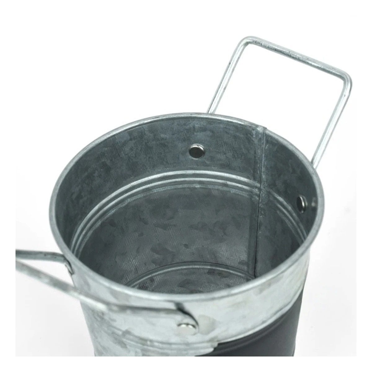 PACK4 BALDE CUBO DE METAL CON DOBLE AGARRADERA Y CUADRO PARA NOTA PARA PLANTAS Y+PAPEL REGALO - 3
