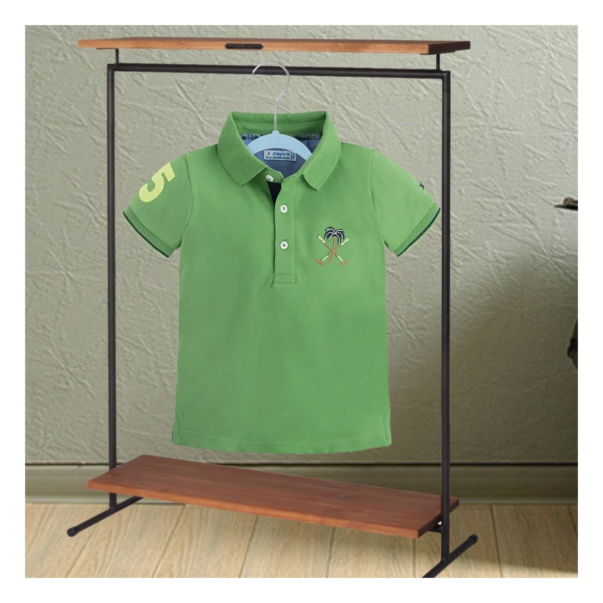 PACK6 ESTRUCTURA PARA ORGANIZAR VESTIDOS Y CHAQUETAS INFANTILES 10 PIEZAS 29X19CM CELESTE - 3