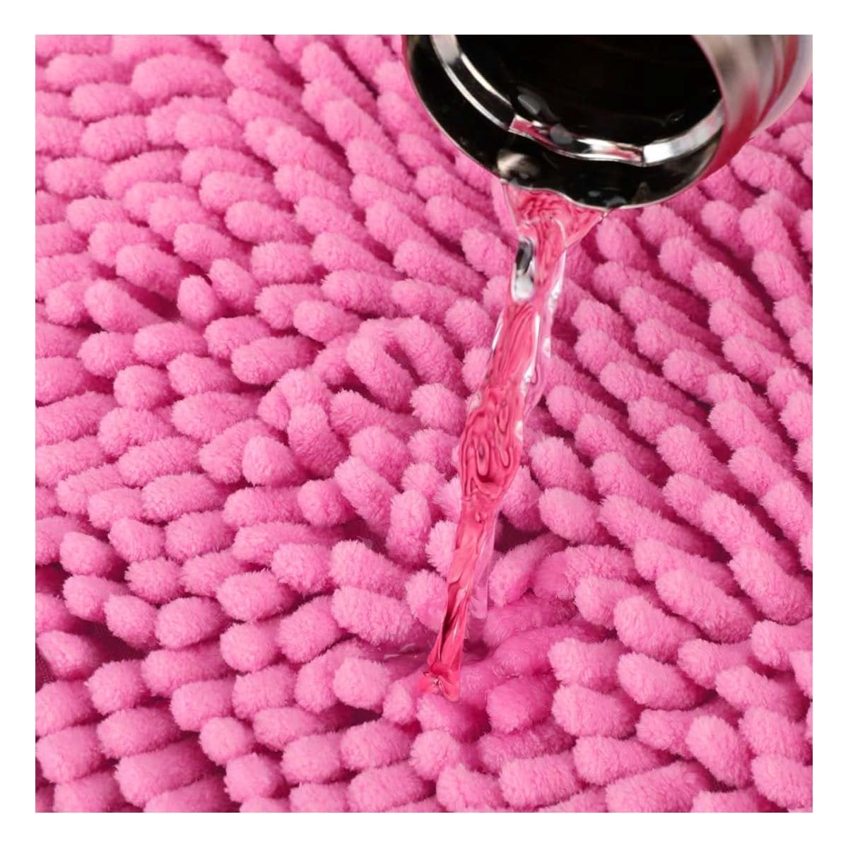 PACK6 ACABADO OVALADO DE MICROFIBRA 40X60CM FUCSIA PARA PISO DE HOGAR Y+PAPEL REGALO - 5
