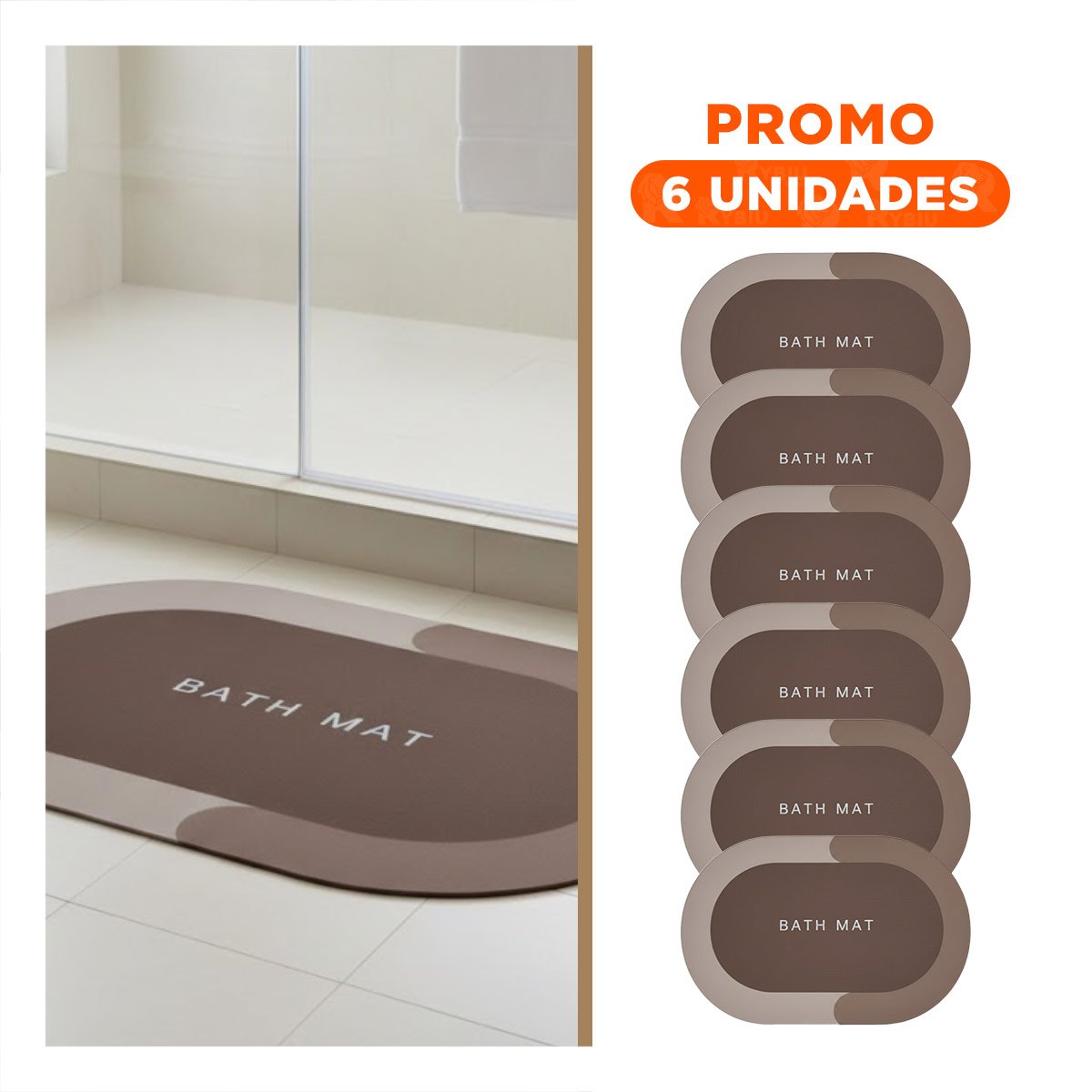 PACK6 CUBIERTA OVALADA DECORATIVA PARA AMBIENTES DE CASA Y HOGAR CON USO DIARIO - 1