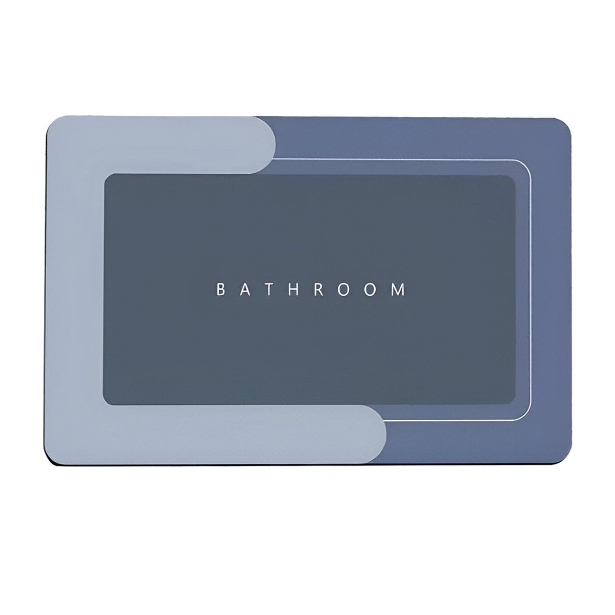 ESTERILLA RECTANGULAR AZUL PARA BANO HOGAR CON ACABADO SOBRIO Y FUNCIONAL Y+REGALO STICKER - 3
