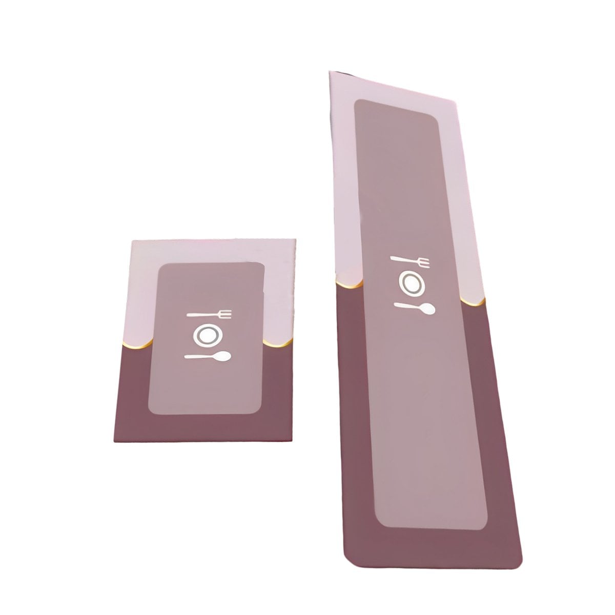 MAT DE PISO ANTIDESLIZANTE PARA COCINA Y ZONAS DEL HOGAR ROSADO Y+REGALO STICKER - 3