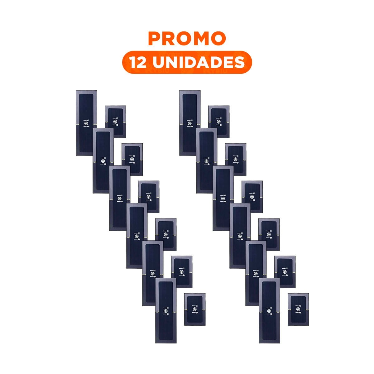 PACK12 ALFOMBRA FUNCIONAL ANTIDESLIZANTE DE PISO PARA COCINA Y HOGAR AZUL Y+REGALO STICKER - 1