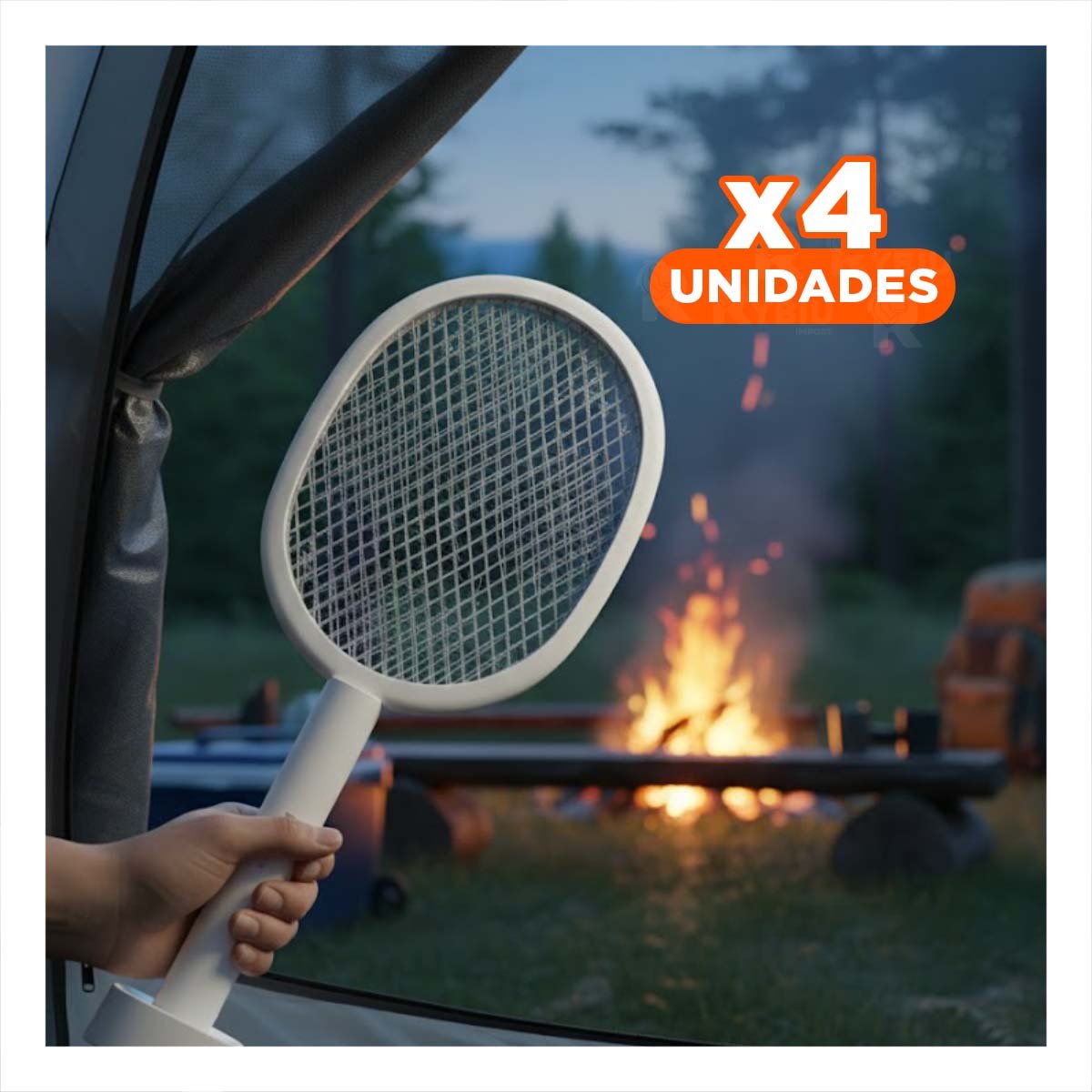 PACK4 APOYO ELECTRICO MOSQUITERA CON BASE PARA PROTECCION CONTINUA - 1