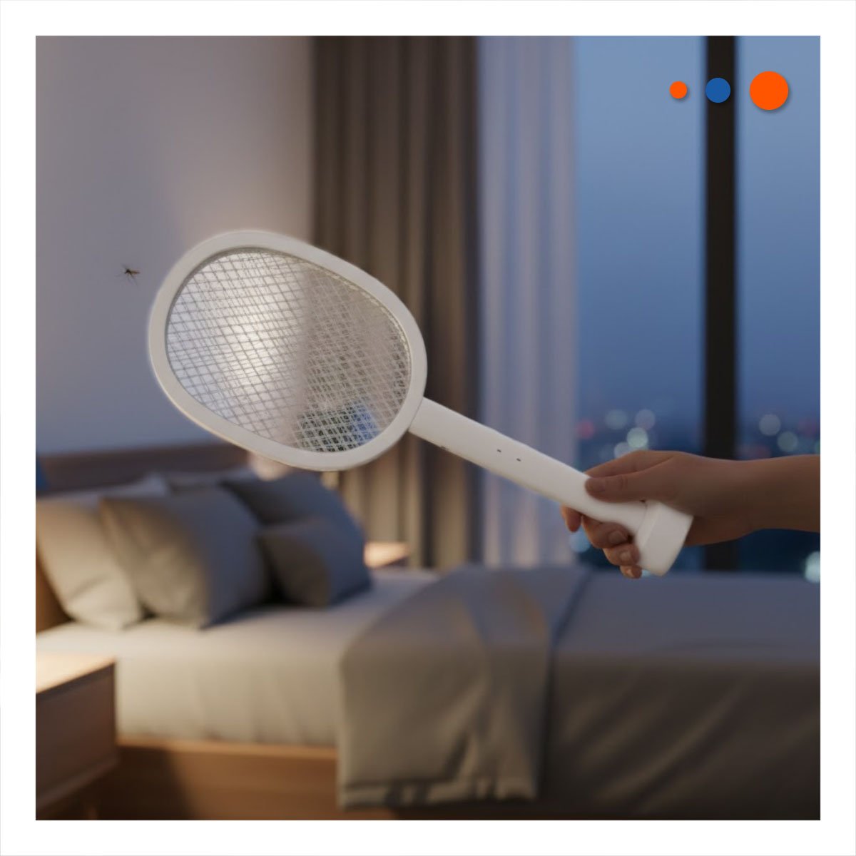 PACK4 APOYO ELECTRICO MOSQUITERA CON BASE PARA PROTECCION CONTINUA - 2