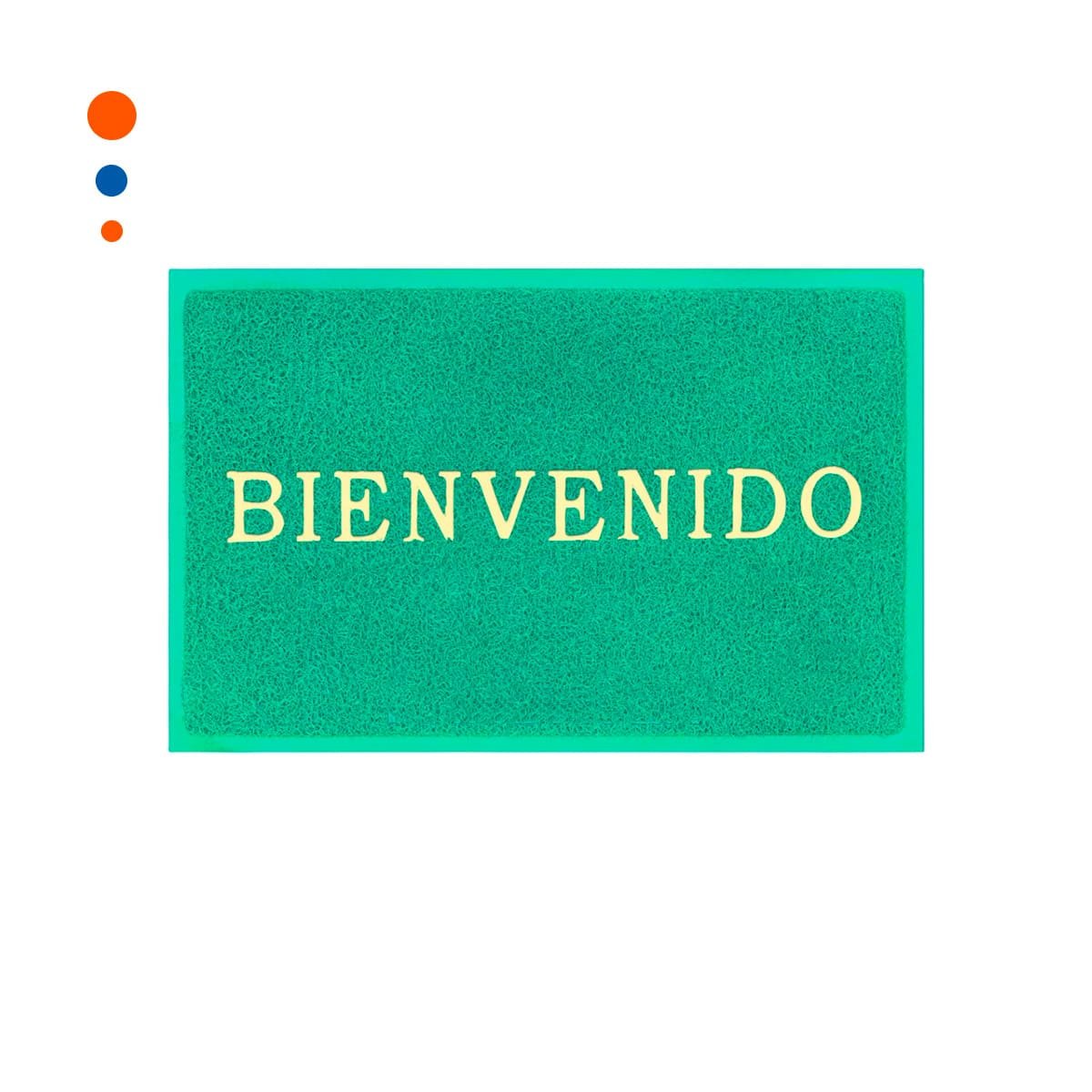 PACK2 COBERTOR RECTANGULAR BIENVENIDO VERDE PARA SALA ENTRADA Y COCINA Y+REGALO STICKER - 2