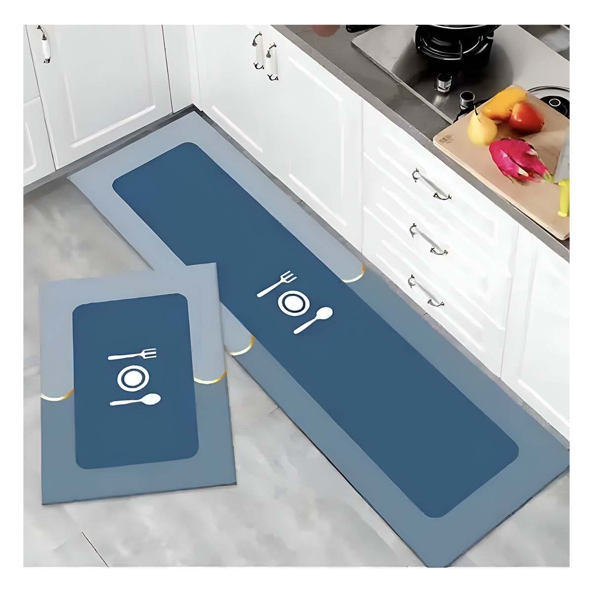 COBERTOR DE PISO ANTIDESLIZANTE PARA COCINA Y ZONAS DOMESTICAS CELESTE Y+POST IT - 2