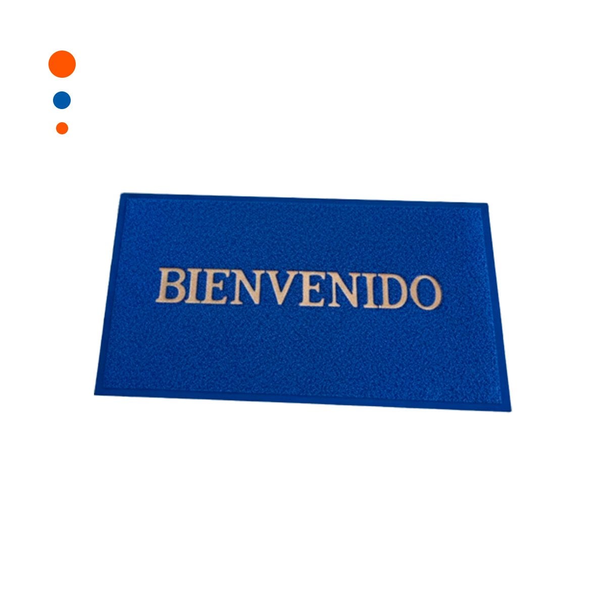 ALFOMBRA RECTANGULAR BIENVENIDO NEGRO RESISTENTE Y ATRACTIVA PARA ENTRADAS Y+PAPEL REGALO - 1