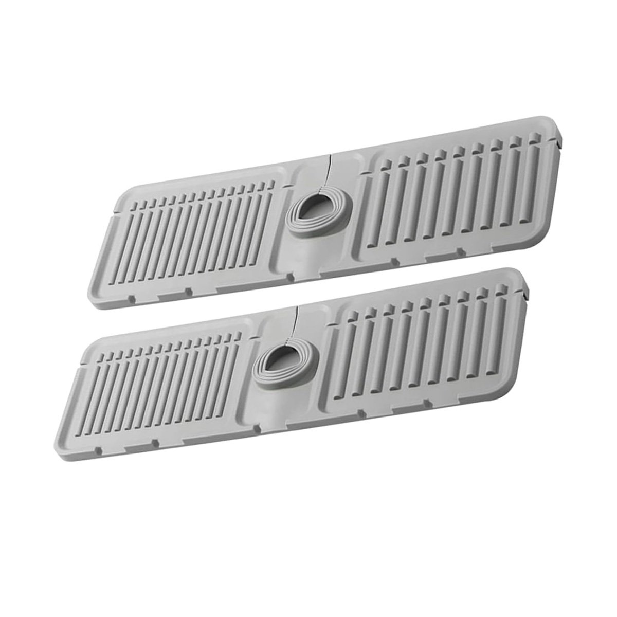 SUPERFICIE DE DRENAJE DE SILICONA CON RAYAS PLOMO PARA CASA Y+LIGAS REGALO - 3