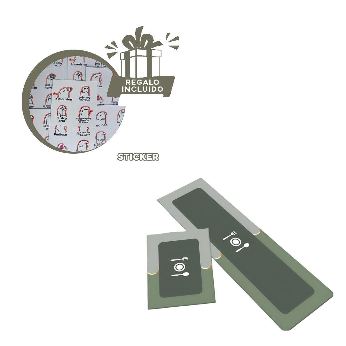 MAT DE PISO ANTIDESLIZANTE PARA COCINA Y ESPACIOS DEL HOGAR VERDE Y+REGALO STICKER - 1