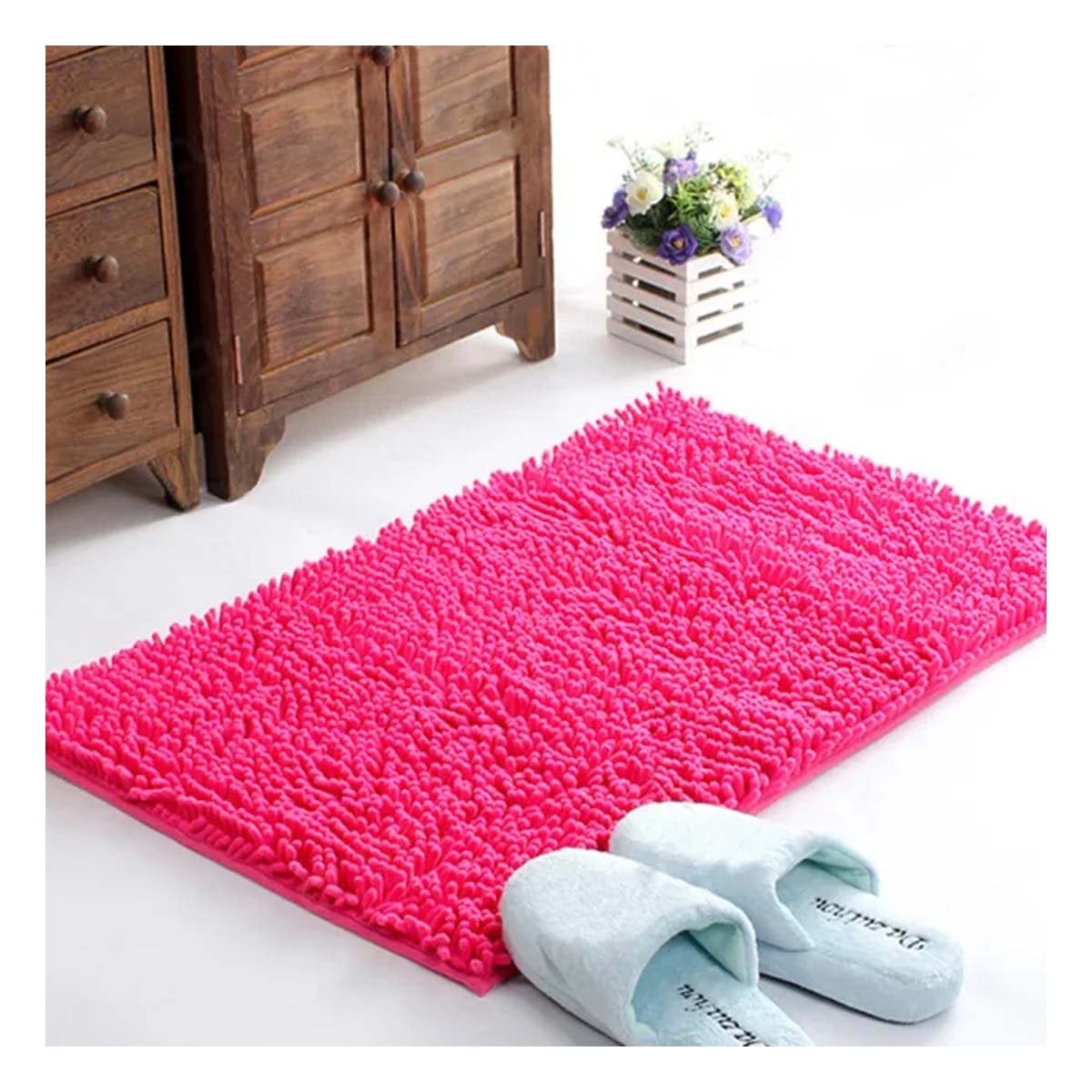 PACK12 COBERTOR RECTANGULAR SUAVE MICROFIBRA 40X60CM FUCSIA - 5