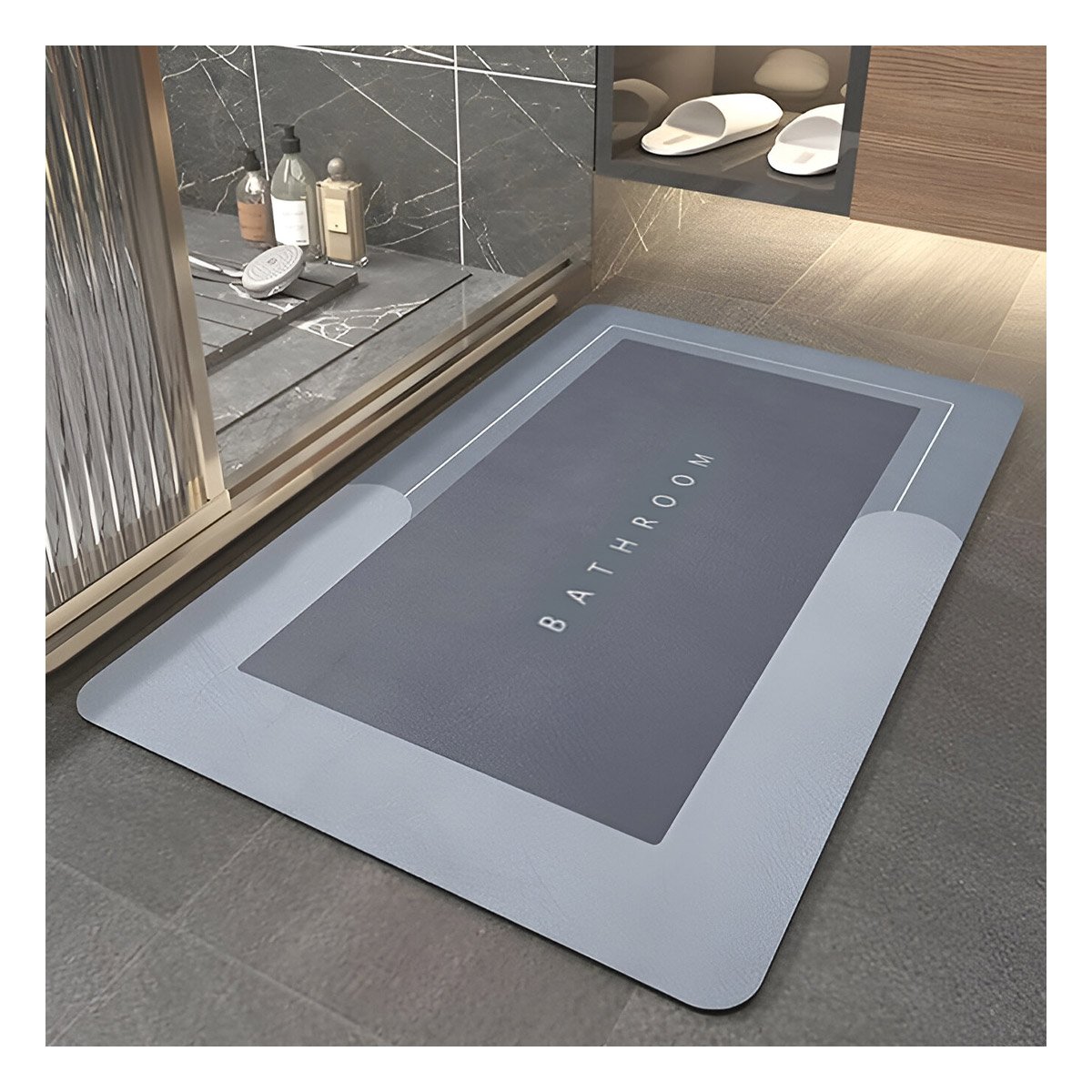 PACK4 COLECCION RECTANGULAR AZUL PARA USO DIARIO EN BANO HOGAR Y+REGALO STICKER - 3