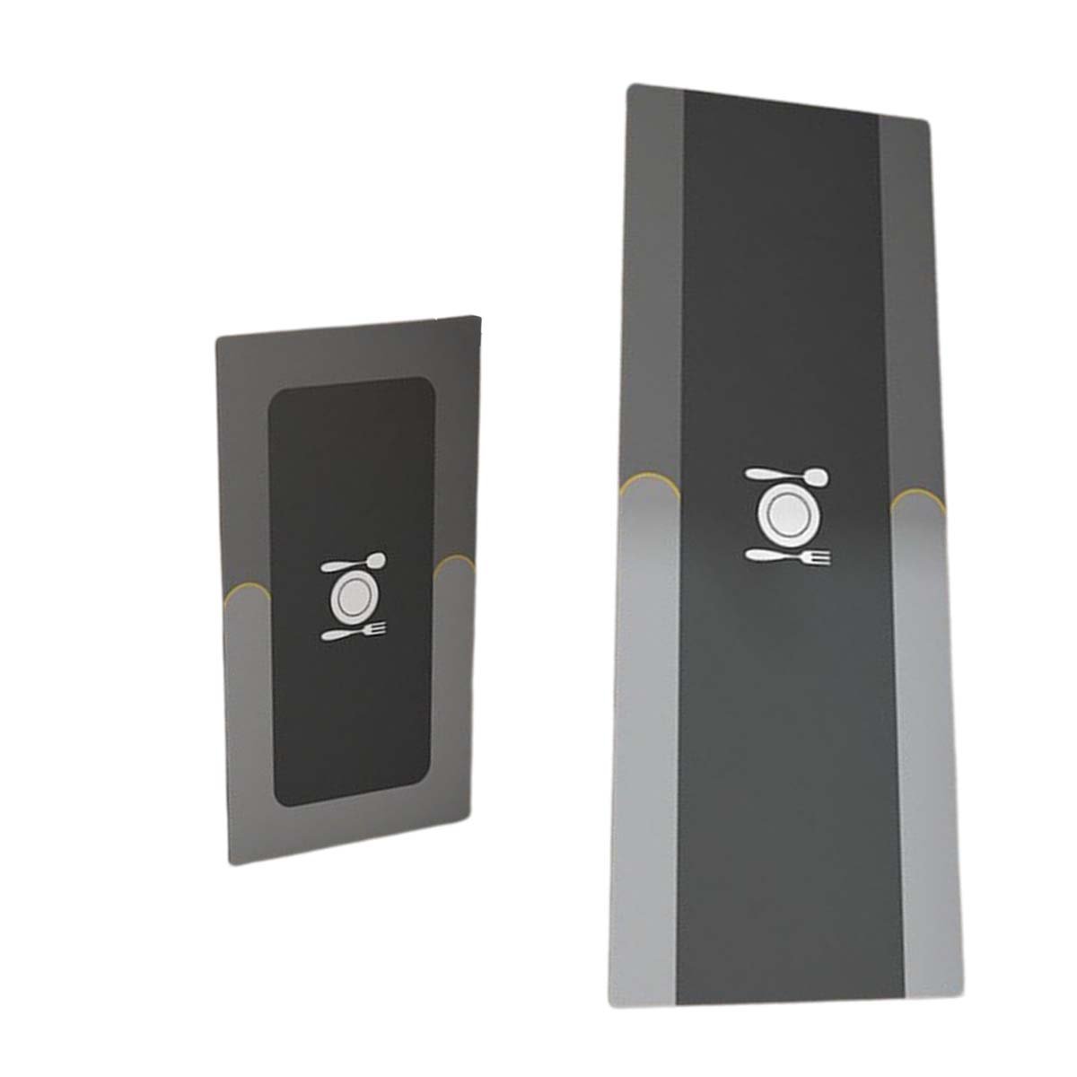 PACK2 REVESTIMIENTO DE PISO ANTIDESLIZANTE PARA COCINA Y CASA PLOMO Y+REGALO STICKER - 2