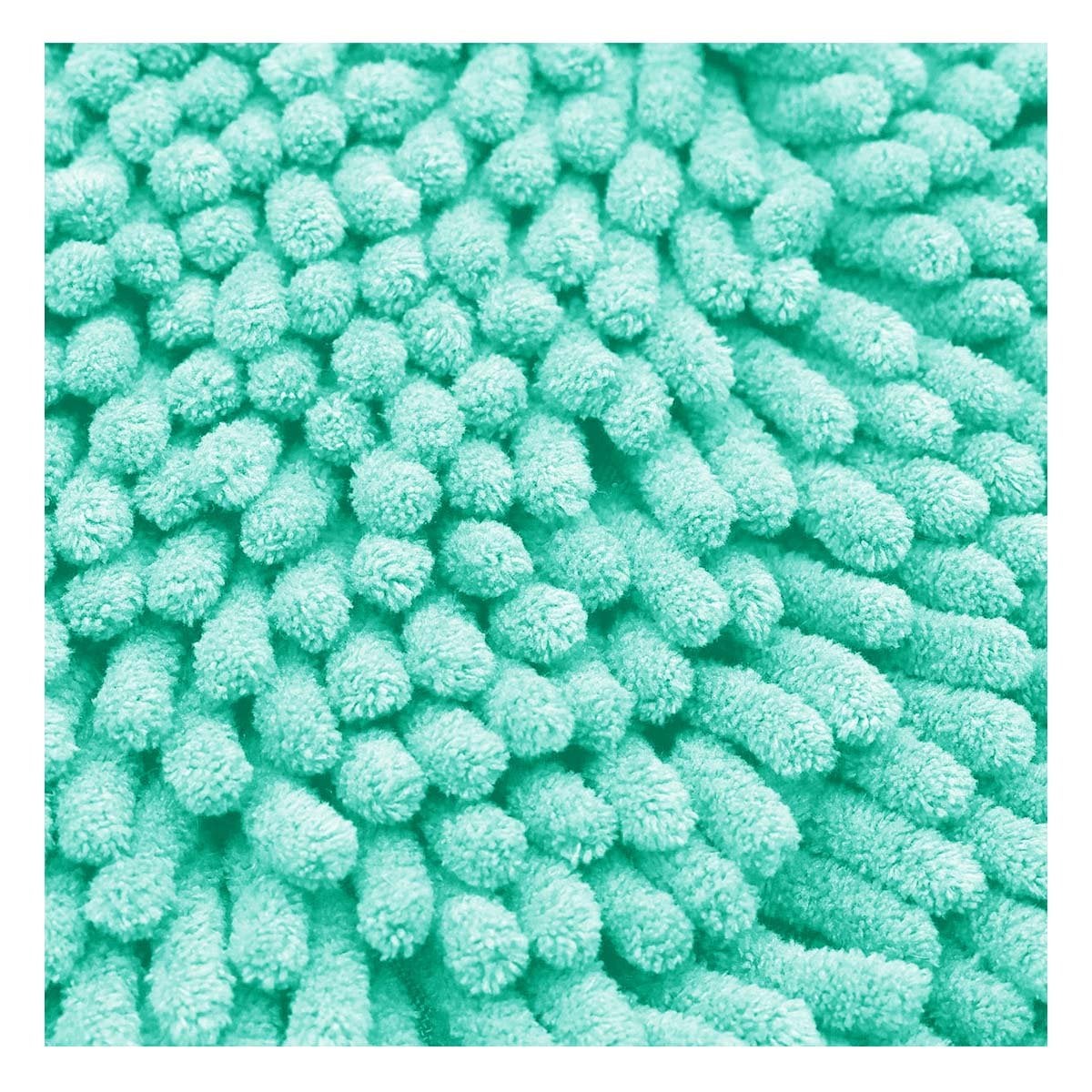 PACK6 REVESTIMIENTO DECORATIVO OVALADO DE MICROFIBRA 40X60CM TURQUEZA HOGAR - 5