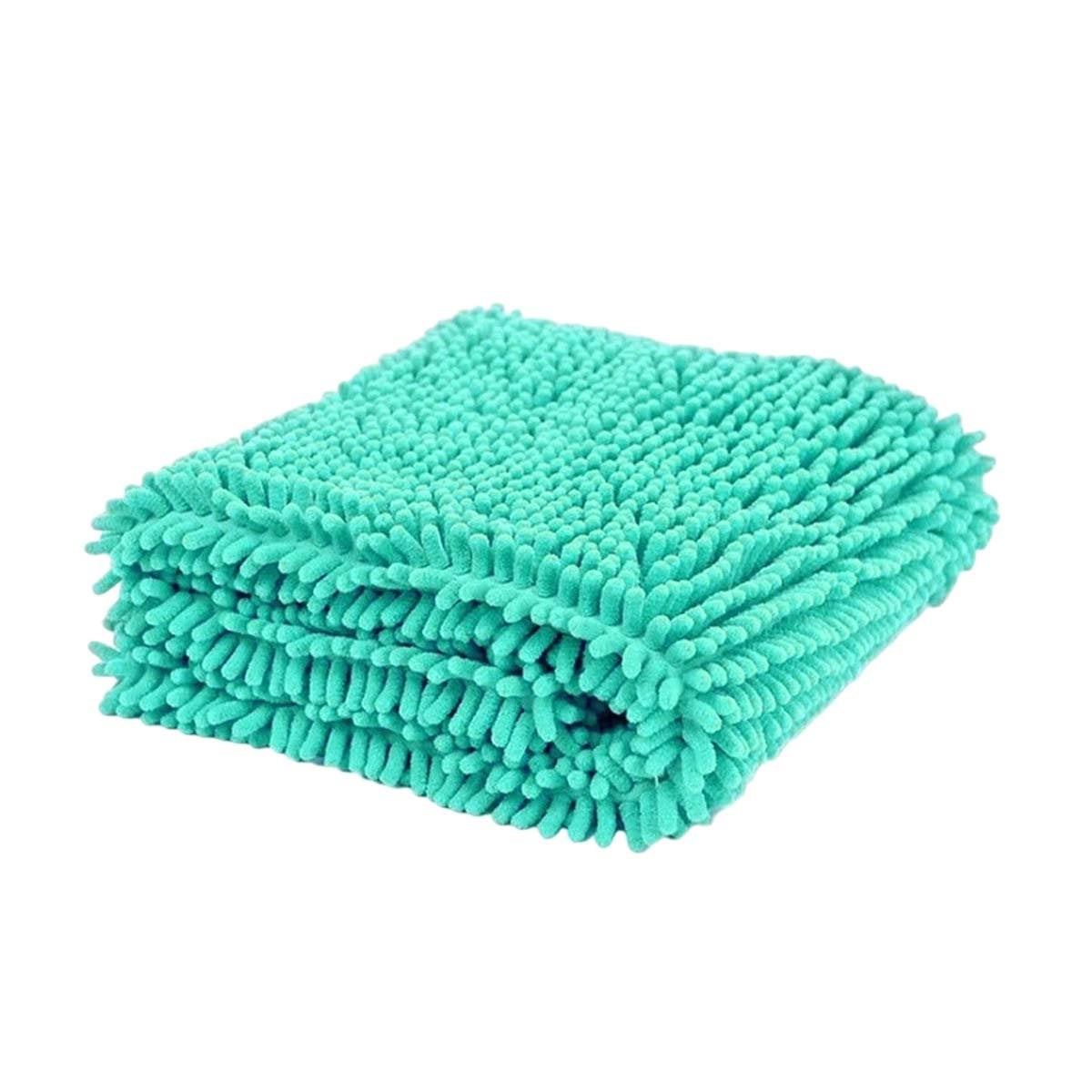 ACCESORIO OVALADO DE MICROFIBRA 40X60CM TURQUEZA PARA DECORACION INTERIOR Y+PAPEL REGALO - 1