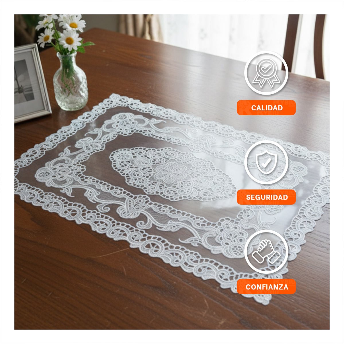 PACK12 CUBIERTA PLATEADA ELEGANTE CON DISEÑO FLORAL PARA HOGAR MODERNO - 3