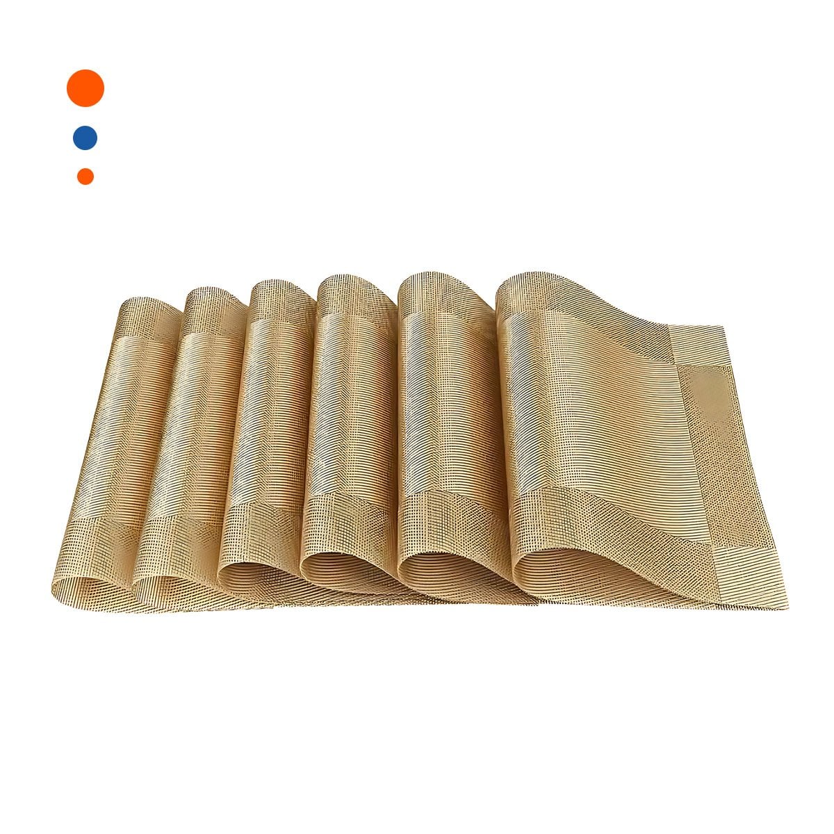 BASE DECORATIVA DORADA RECTANGULAR 30X45 CM PARA MESA DEL HOGAR Y+PAPEL REGALO - 1
