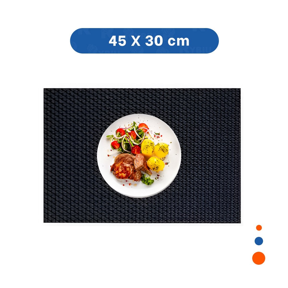 PACK12 ACCESORIO DE MESA RECTANGULAR 4 PIEZAS PARA HOGAR MODERNO Y+PAPEL REGALO - 4
