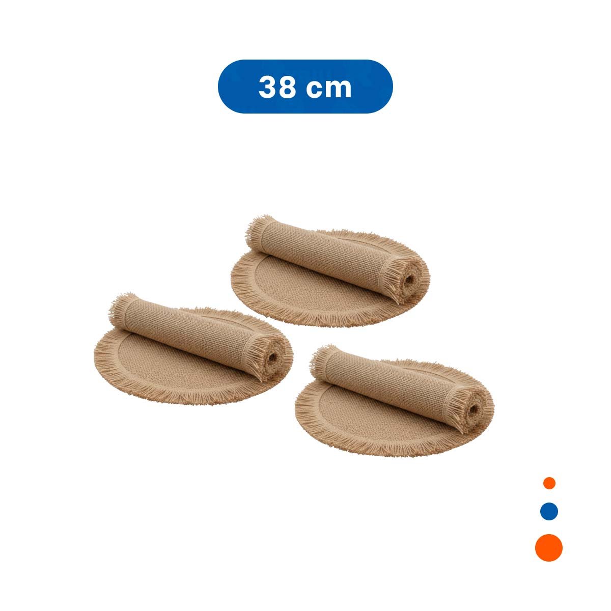 PACK6 ACCESORIOS PARA MESA DE TEJIDO CIRCULAR FLECOS CAQUI EN SET DE 6 Y+REGALO STICKER - 4