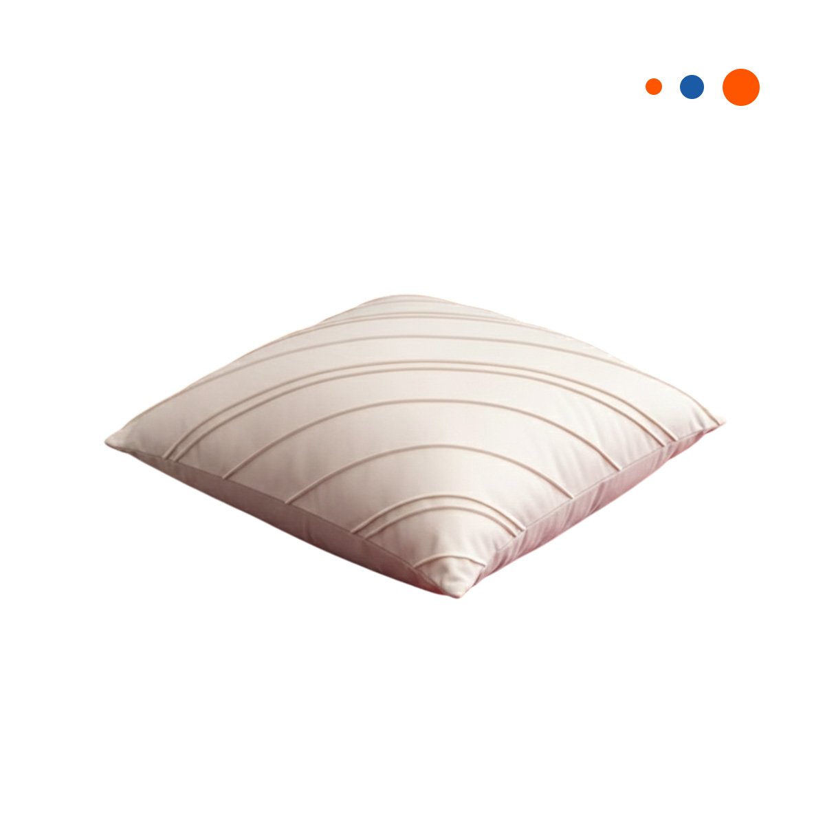 CUBIERTA BLANCA TERCIOPELO RAYAS DIAGONALES 45CM SUAVE Y DECORATIVA HOGAR Y+REGALO STICKER - 3