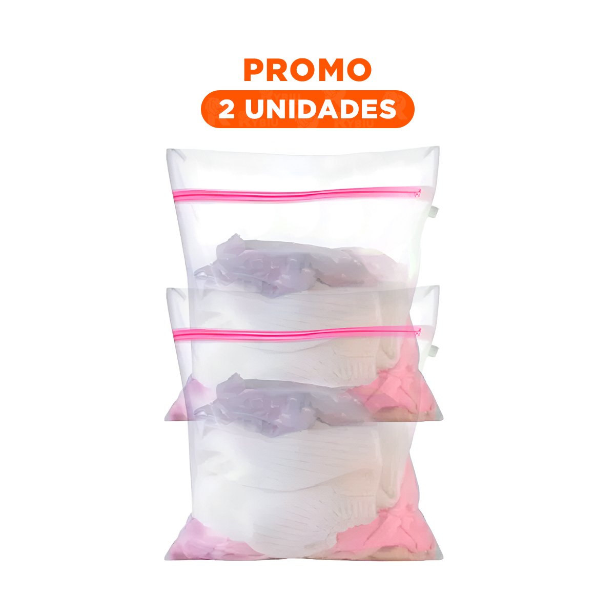 PACK2 CUBO CONTENEDOR BLANCA PARA LAVANDERIA RAPIDA Y ORGANIZADA - 1