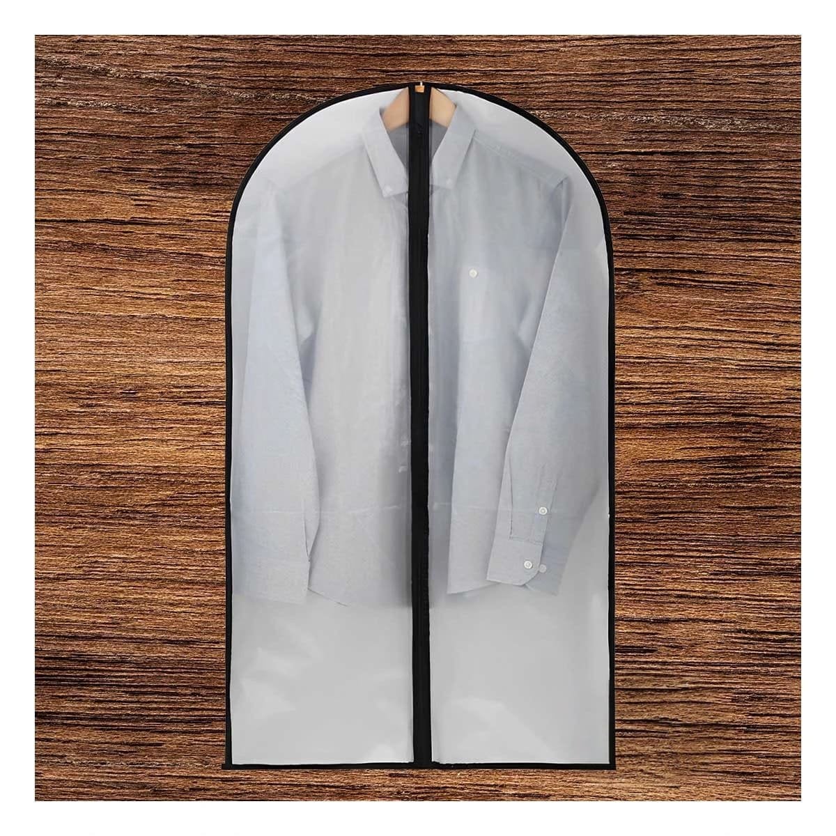 COBERTOR DE TRAJE DE PLASTICO DE USO DIARIO 60CMX80CM BLANCO Y+POST IT - 3