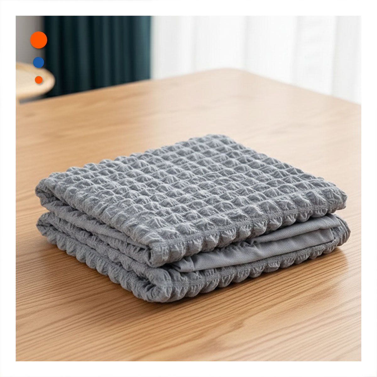 PACK4 FUNDA ELASTICA PARA SILLA CON RELIEVE CUADRADO COLOR PLOMO - 2