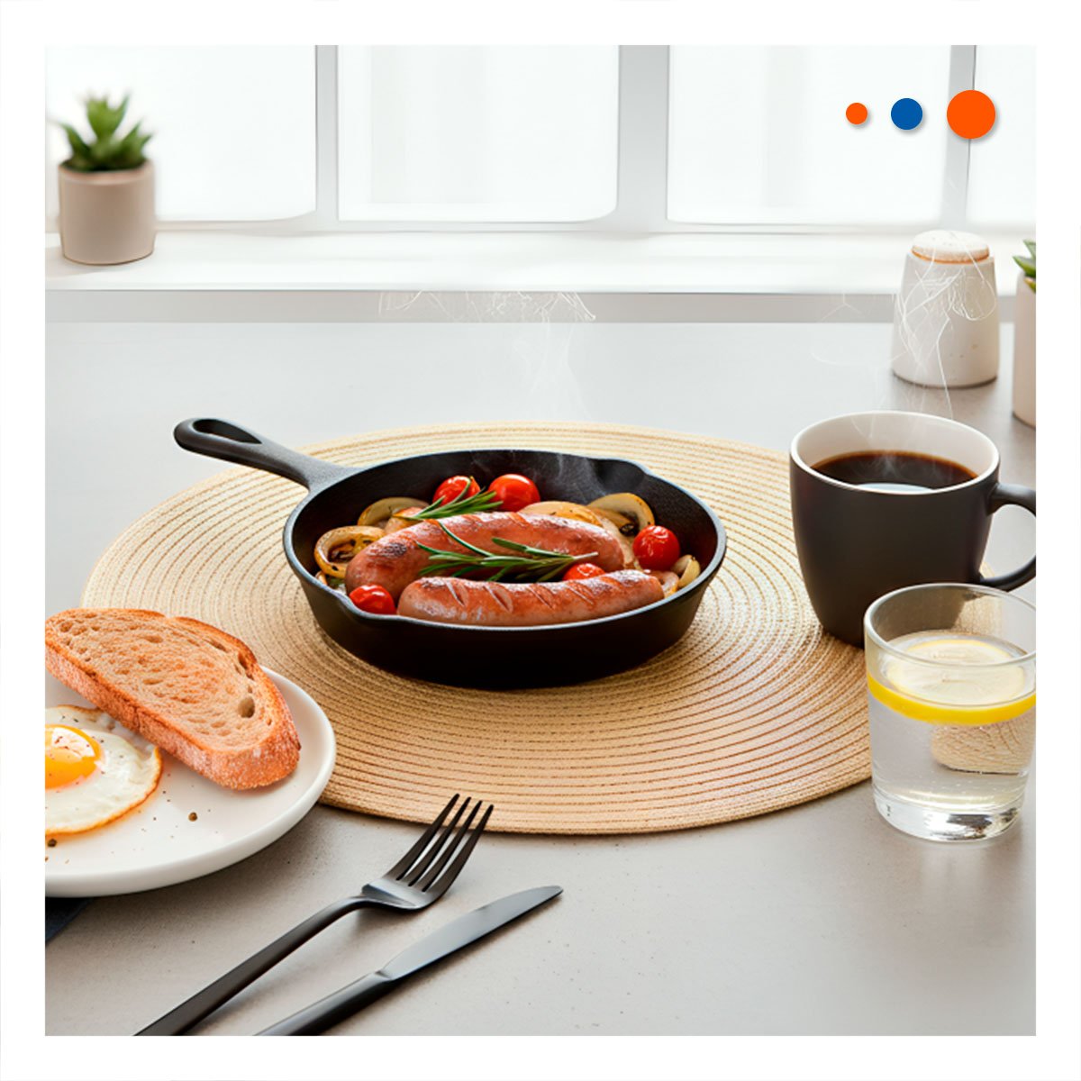 MANTEL INDIVIDUAL CIRCULAR DORADO PAJITA BRILLOSO PARA MESA CON SET DE SEIS - 2