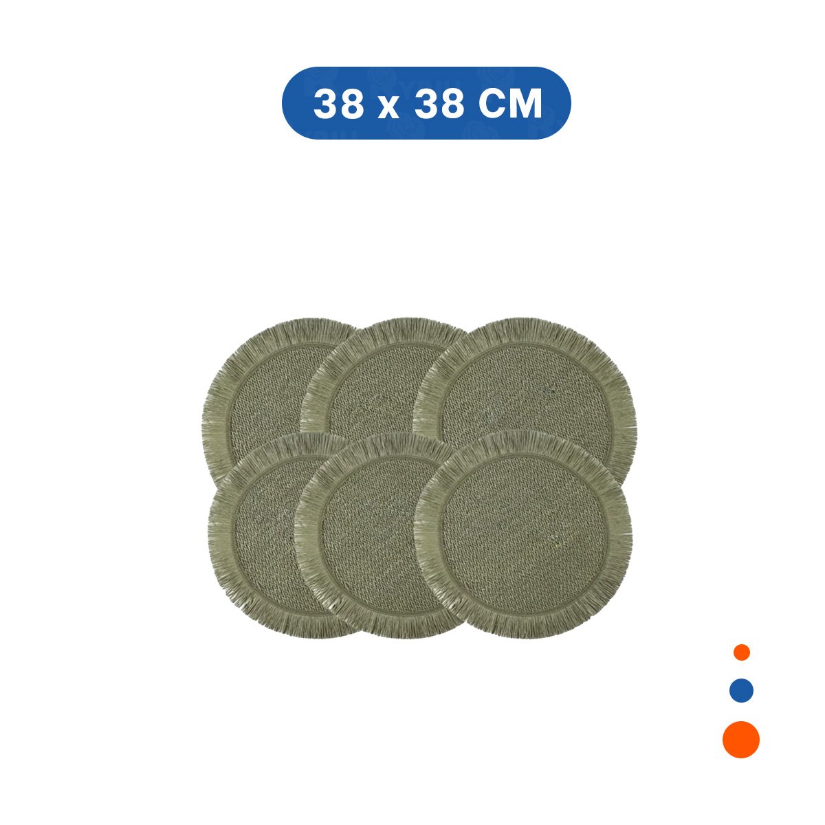 PACK6 ACCESORIOS PARA MESA DE TEJIDO CIRCULAR FLECOS VERDE EN SET DE 6 Y+REGALO STICKER - 4
