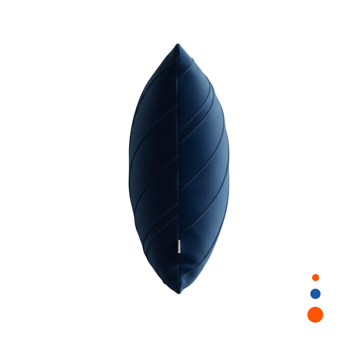 PACK4 FUNDA PARA ALMOHADA QUE COMBINA TERCIOPELO Y DIAGONALES EN COLOR AZUL Y+PAPEL REGALO - 3