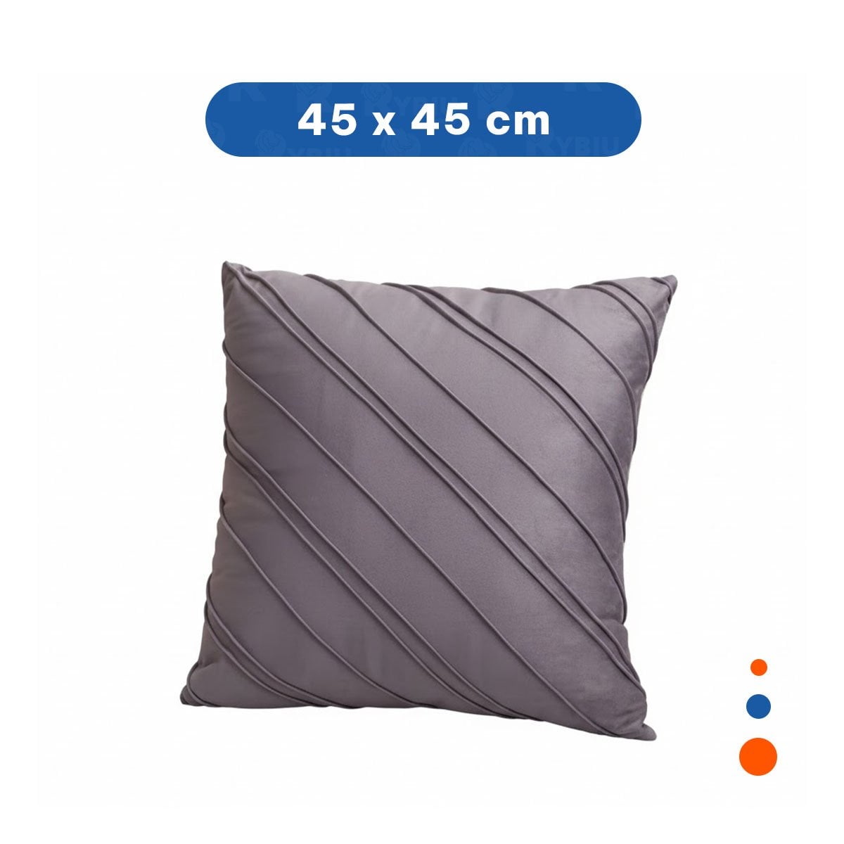 CUBIERTA CON TEXTURA SUAVE DE TERCIOPELO Y DIAGONALES EN PLOMO OSCURO Y+PAPEL REGALO - 4