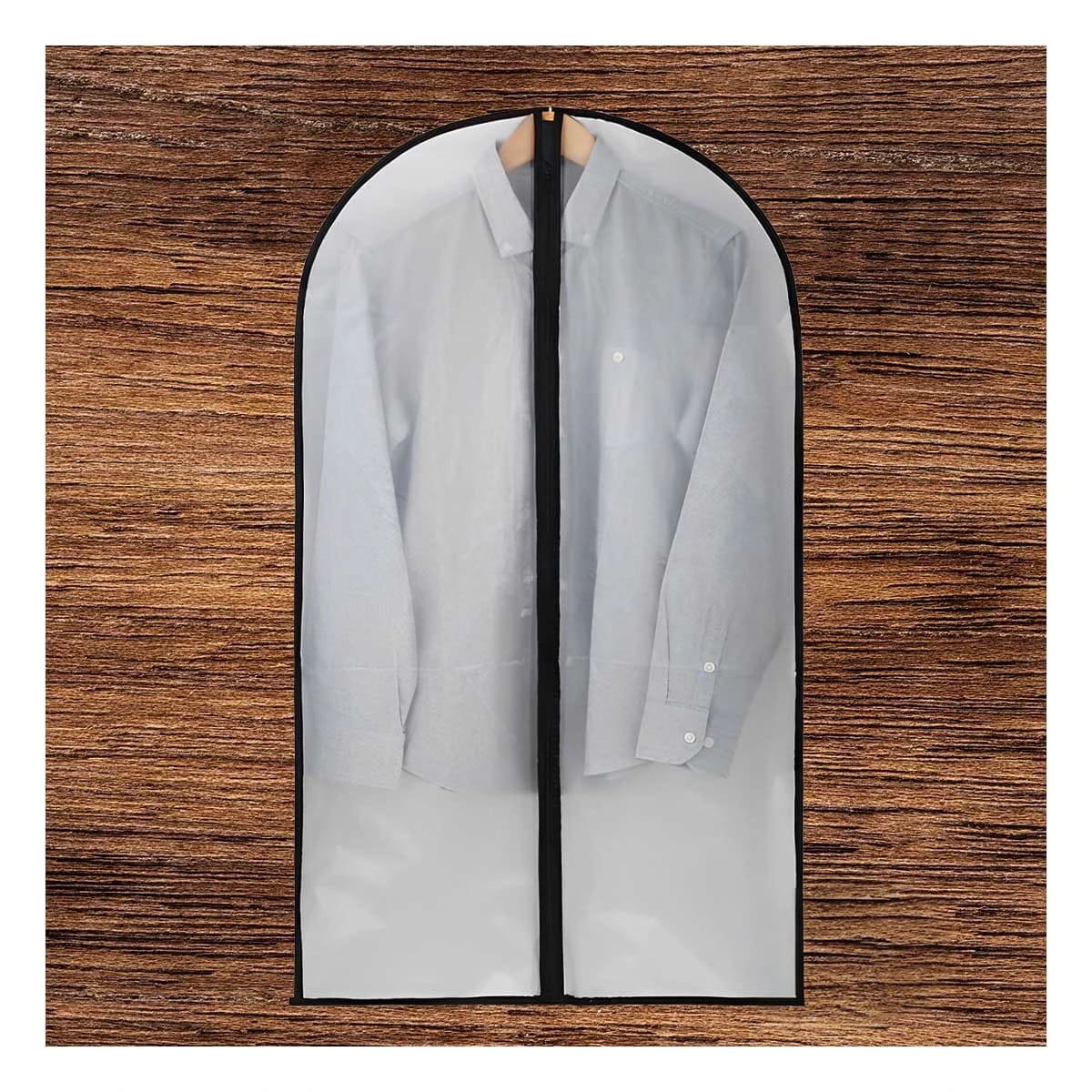 PACK12 BOLSA PORTATRAJE DE PLASTICO FUNCIONAL Y PRACTICO 60CMX80CM BLANCO - 5