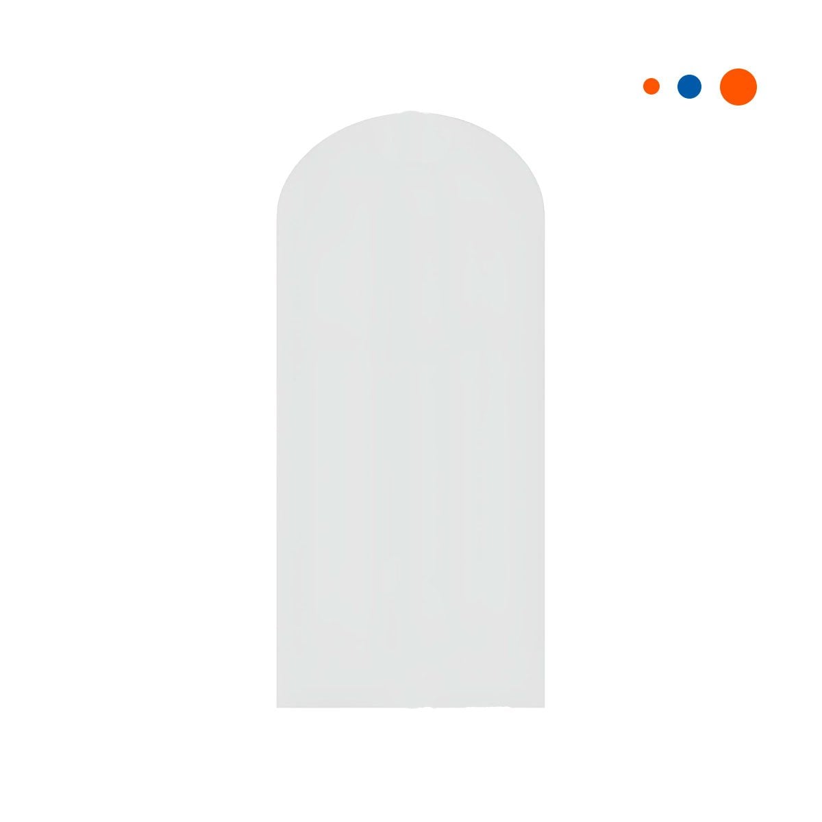 COBERTOR ORGANIZADOR DE ROPA 60X140CM BLANCO TRANSPARENTE USO DIARIO Y+REGALO STICKER - 3