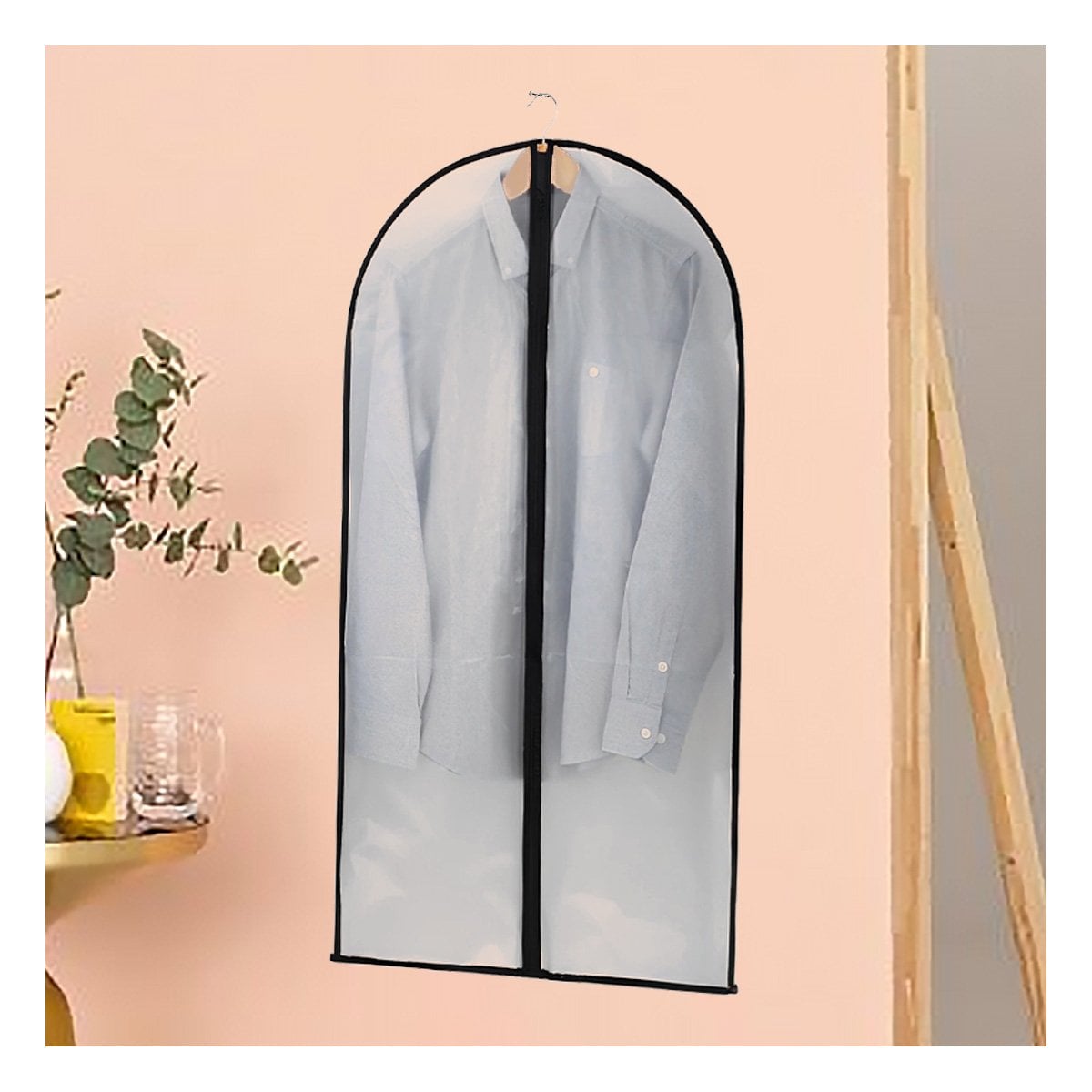 PACK2 CUBIERTA PARA ROPA FORMAL DE USO DIARIO 60CMX80CM BLANCO Y+REGALO STICKER - 5