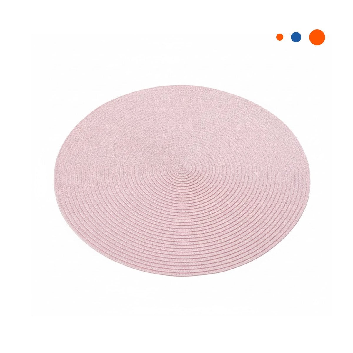 PACK2 SALVAMANTEL TEXTIL CIRCULAR BOHO ROSADO ESTILO BOHO Y+REGALO STICKER - 2