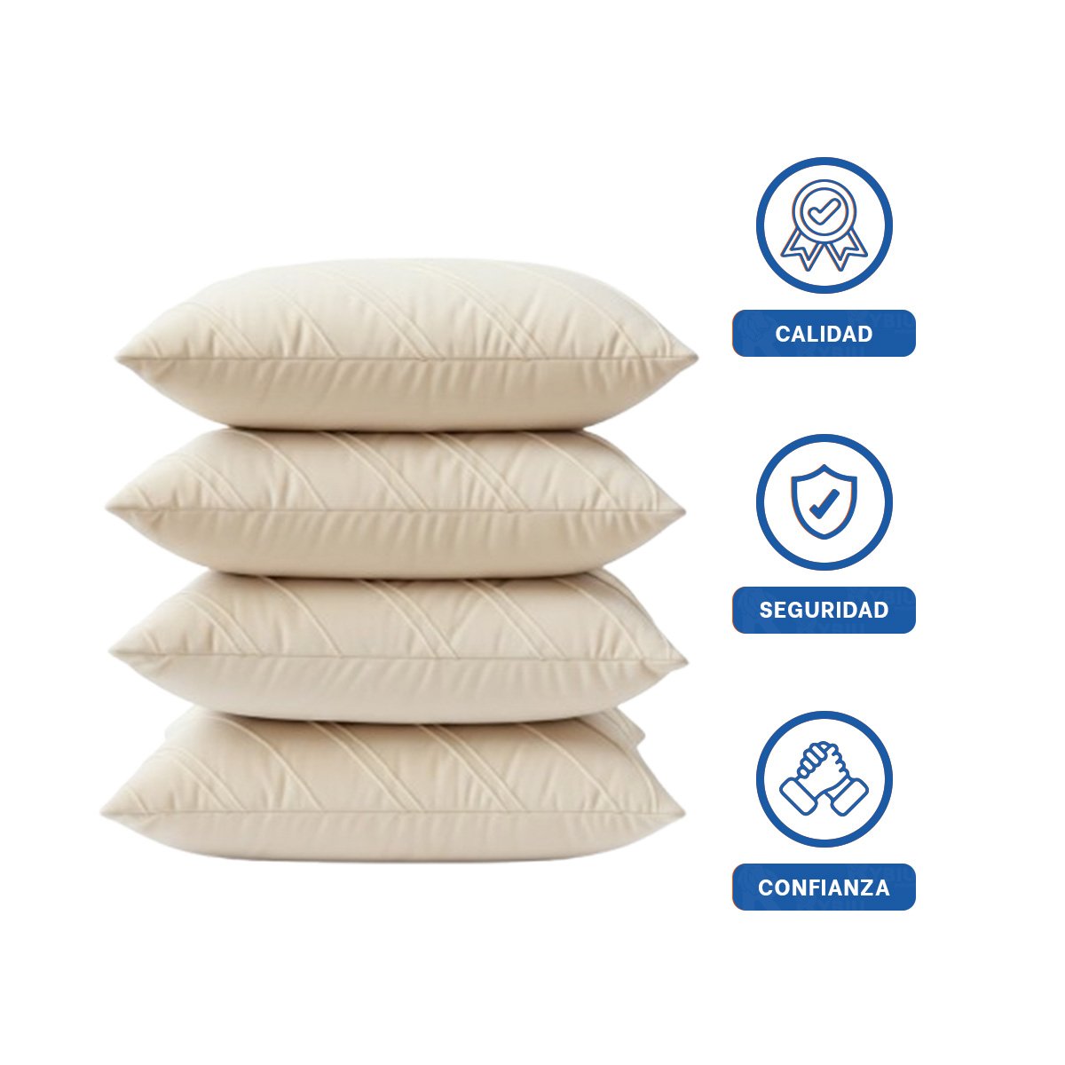 PACK6 FORRO DE TERCIOPELO CREMA CON RAYAS DIAGONALES BIEN DEFINIDAS Y+REGALO STICKER - 2
