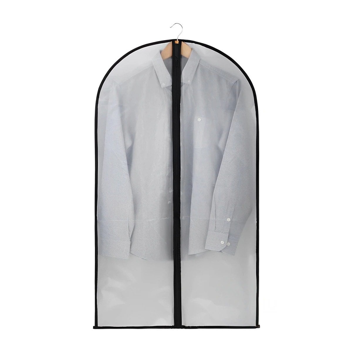 COBERTOR DE TRAJE DE PLASTICO RESISTENTE 60CMX80CM BLANCO Y+REGALO STICKER - 3