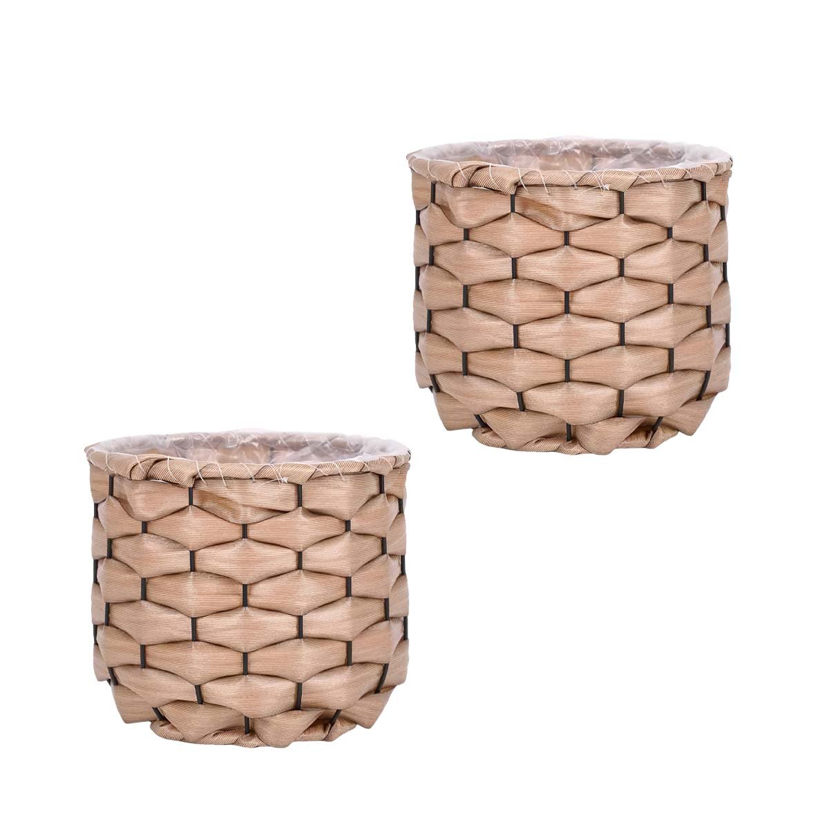 PACK6 CESTA DECORATIVA PARA MANTENER EL ORDEN CON ESTILO NATURAL YREGALO STICKER - 2
