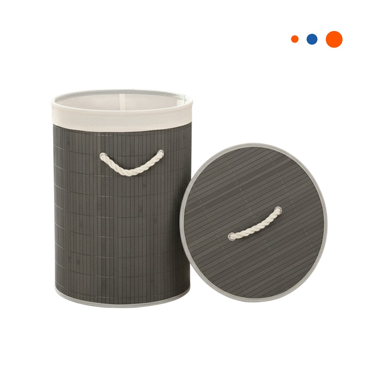 PACK4 DISENO PLEGABLE CIRCULAR CON TAPA PARA ORDENAR OBJETOS Y+PAPEL REGALO - 3