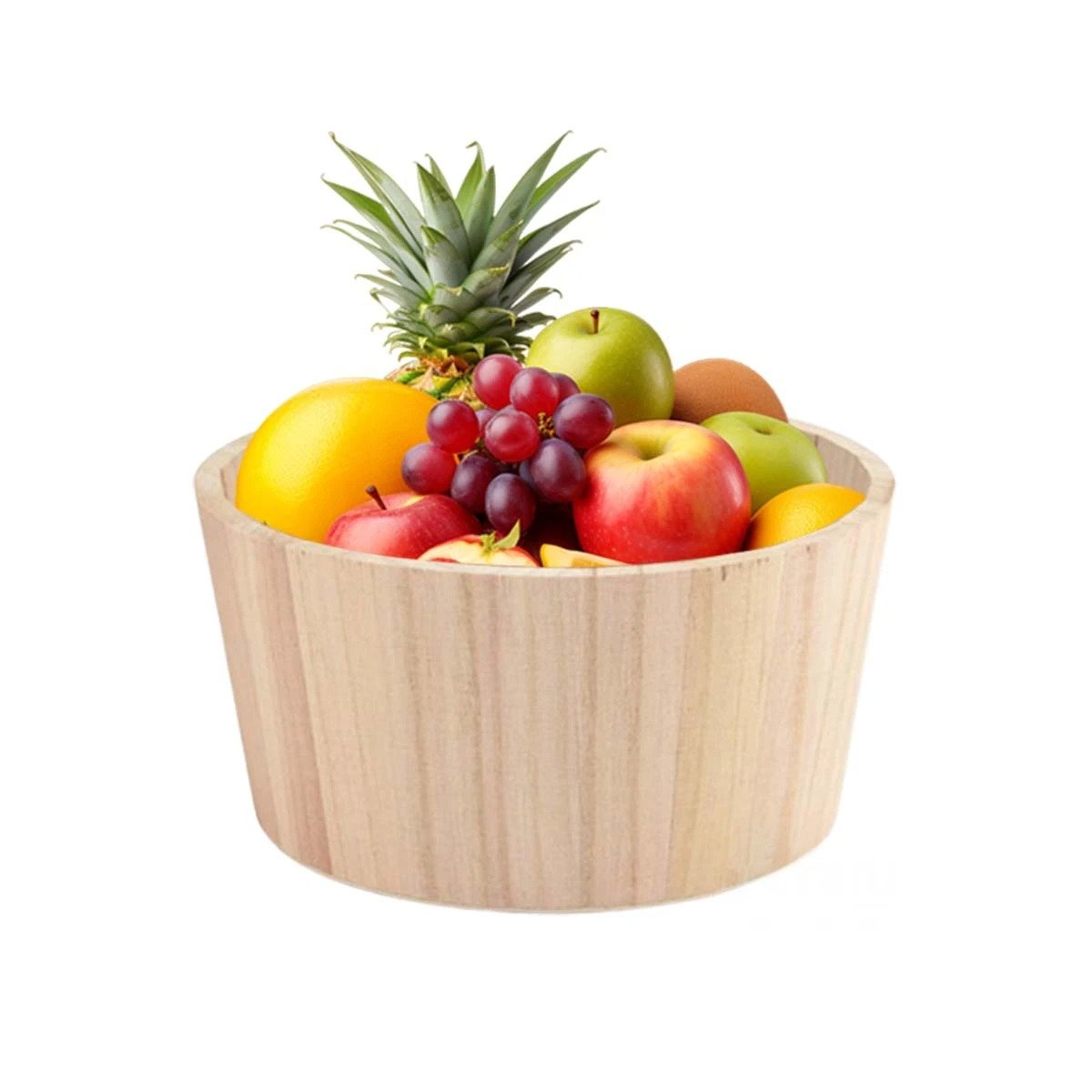 PACK6 SOPORTE DE MADERA CIRCULAR 20X10CM PARA MACETAS DE CASA DE DISEÑO ACTUAL Y+REGALO STICKER - 2