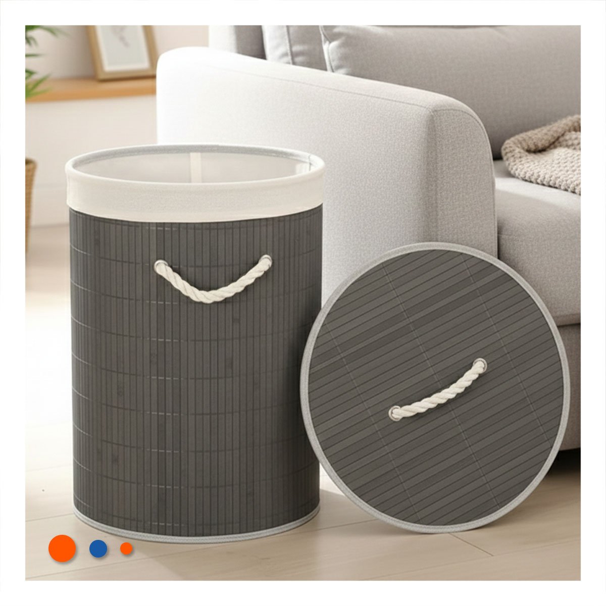 PACK2 COMPONENTE PLEGABLE CIRCULAR CON TAPA PARA USO EN HOGAR - 3